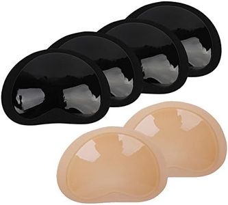Nimiah Silicone Bra Inserts Breast Pads 3 Pairs Push-up Inserts for Women | Removable Sticky Bra Cups for Swimsuits Dresses Bikini Top