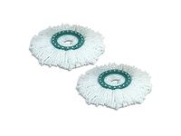 Leifheit Ersatzkopf Replacement Head Clean Twist Disc Mop High Dirt and Water Absorption with Effective Micro Fibres, 21 x 17 x 8,5cm, White