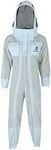 Bee ProGear Beekeeping Suit for Men & Women with Fencing Veil, Protective 3-Layer Ultra Ventilated Pilot Bee Suit, Sting Proof Beekeeper Suit (4X-L)