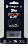 Husqvarna Automower Endurance Blades | 6 Blades with Screws | Slotted Hole | Longer Durable Quality Blades | Suitable for All Husqvarna/Gardena/McCulloch Robotic Lawnmowers