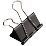 H&S 10 Binder Clips 51mm Large Paper Clamps Foldback Clip Black - Binder Clip - Paper Clips - Stationary Clips - Paper Binder Clip - Clip Clamp - Calendar Clips - Paper Grips - Bulldog Clips Large