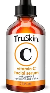 TruSkin Vitamin C Serum – Anti Aging Facial Serum with Vitamin C, Hyaluronic Acid, Vitamin E and More – Brightening Serum for Dark Spots, Even Skin Tone, Eye Area, Fine Lines & Wrinkles, 2 Fl Oz