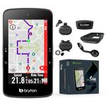 Bryton Rider S800 3.4 Inch Color LCD Touchscreen GPS Bike/Cycling Computer Offline UK & EU Map, Compatible with Bike Radar, 36hrs Long Battery Life, Navigation with Turn-by Turn Follow Track