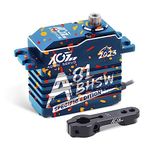 AGFRC 35KG Waterproof RC-Steering-Servo-Motor High-Torque - Full Metal Gear 0.075Sec Brushless Servo for 1/8 1/10 RC Car Boat Crawler (A81BHSW 2023 Special)