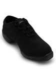 Capezio Canvas Dance Sneaker,Black,8.5 M US