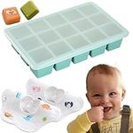 TYXHXTF 1PCS Baby Food Storage Containers 15 Cups Silicone Baby Food Freezer Tray with Lid for Freezing Baby Food, Perfect Food Container for Homemade Baby Food