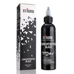 STIGMA Concentrated Black Tattoo Ink 4oz （120ml）USA Pigment Tattoo Ink Lining Black (Concentrated Black) TI953-4OZ-S