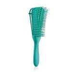 INSIME Detangler hair brush for curly hair comb for Women Men & Kids | Comb for curly wavy hair Pain Free hair detangling brush | Curl brush for hair styling Dry & Wet hair brush | (Sea Green)