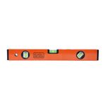 BLACK+DECKER BDHT43188 Aluminium Box Beam Level 40cm (Orange)