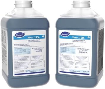VIREX Diversey II 256 04329. Disinfectant Cleaner Concentrate, Multi-Surface for Home & Commercial Use, Odor Control, Mint Scent, J-Fill Bottle, 2.5 Liter (Pack of 2)