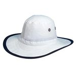 Dorfman Pacific Co. Men's Dimensional Brim Boonie, White, Large-X-Large