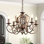 Ganeed Vintage Chandeliers, Bronze 