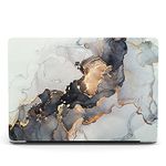 Hard Cover Compatible with MacBook 12 Inch Hard Case 2017 2016 2015 Release Model A1534 with Retina Display, Color Printing Matt Plastic Hard Protective Shell Case Cover - Grey Gold Marble