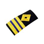 Ocean Kart Professional Epaulettes for Second Engineer Merchant Navy Officer