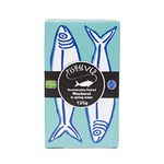 Fish 4 Ever - 10x 125g Mackerel Fillets In Spring Water - Sustainably Fished. Tin Canned Food Rich In Omega-3, Great With Bread, Used In Pate, Pasta Or Sushi (Pack Of 10)