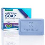 Tea Tree Antifungal Skin Soap: Ideal for Skin Prone to Athletes Foot, Jock Itch, Ringworm, Itching, Back Acne, Folliculitis & Odor, With Tea Tree & Eucalyptus Oil 125g