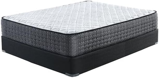 Signature Design by Ashley Limited Edition 11 Inch Firm Hybrid Mattress, CertiPUR-US Certified Gel Foam, Queen, White