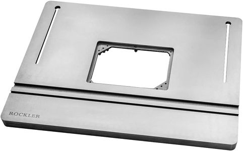 1-½” Thick ProMax Cast Iron Router Table Top - Smooth Routing Table Router w/Truss Head Machine Screw, Plate Levelling Screw, Split Lock Washer, Hex Nut - Professional Routing Table Woodworking Tools
