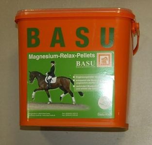 BASU Granulés de magnésium Relax 8 kg – Nourriture spéciale pour Chevaux de Haute Performance et Chevaux Qui travaillent