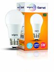 wipro Garnet 5W LED Bulb for Home & Office |Cool Day White (6500K) | E27 Base|220 degree Light coverage |4Kv Surge Protection |400V High Voltage Protection |Energy Efficient | Pack of 1