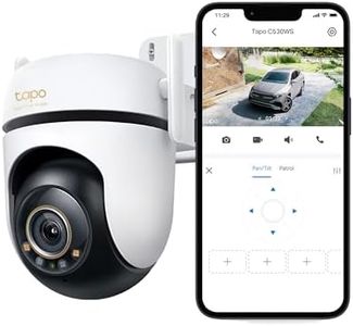 Tapo C530WS 360° Überwachungskamera Außen, 3K 5MP, Starlight Farbe Nachtsicht, KI-Erkennung, Bewegungsverfolgung, WLAN oder Ethernet, microSD-Karte bis zu 512 GB