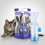 Vivélle Handheld Inhaler Spacer with 2 Masks for Pets Cat and Dog Inhaler Spacer for MDI