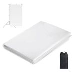 LimoStudio 6.6 x 1.6 Yard (6M x 1.4M) Seamless White Diffusion Fabric, DIY Softbox Lighting Tents, Soft Nylon Silk for Professional Photography Lighting, AGG2514