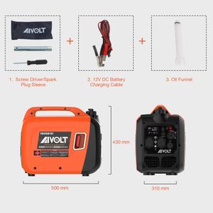 AIVOLT 3300W Petrol Inverter Generator – Portable Power Supply