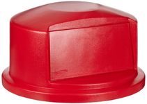 Rubbermaid Commercial Heavy-Duty Brute Dome Swing Top Door Lid for 32 Gallon Waste/Utility Containers, Plastic, Red (FG263788RED)