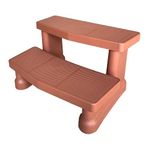 Happy Steps Redwood Durable Hot Tub Spa Steps