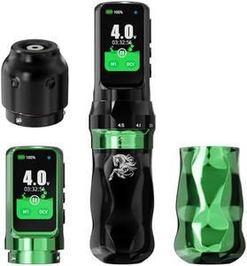 Mast Tattoo Fold Pro Year of the Horse Wireless Tattoo Gun Machine Mcore-C4 Motor 7 Adjustable Strokes 2.5-4.5mm Rotary Tattoo Machine for Lining Shading Color Packing