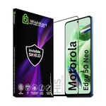 iWishKart® Motorola Moto Edge 50 Neo 5G Tempered Glass [with warranty] screen protector guard Full Edge to Edge 9H Full Glue FHD with Easy Installation kit (edge50 no/edge 50neo)