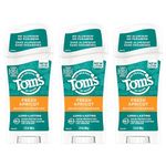 Tom's of Maine Natural Deodorant Stick, Apricot, 2.25-Ounce Stick, 3 count 2.25 Ounce