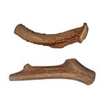 2 Medium Premium Canadian Antler Dog Chews 5-8 inches Long,Deer, elk or Moose Natural chew, Dog chew Toy, Dog Treat