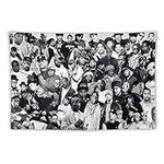 YWVWY Rap Hip Hop Music Rapper Collection Tapestry Poster Decorative Painting Polyester Wall Art Living Room Tapestries Bedroom Prints 40"x60"
