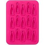 Wilton Wine Bottle Chocolate/Candy Mould, Silicone, Pink, 15 Holes