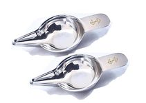 Steelish Stainless Baby Feeder Spoon | Baby Feeding Spoon | Bondla Feeder | Paladai Set for New Borns Pack of 2 | 10ML Each