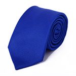 NEUROCLUB Men Formal Tie | Necktie Formal | Casual Necktie For Men Royal Blue