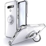 Silverback for LG Stylo 6 Phone Case Clear with Ring, Protective Soft TPU Shock -Absorbing Shockproof Case for LG Stylo 6 - Clear