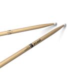 ProMark Drum Sticks - Classic Forward 2B Drumsticks - Drum Sticks Set - Oval Nylon Tip - Hickory Drum Sticks - Consistent Weight and Pitch - 1 Pair