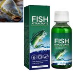 KOAHDE Bait Fish Additive,Red Liquid Fish Attractant,High Concentration Attractive Smell Fishing Bait,Scent Fish Attractants,Bait Fishing Agent,Fishing Lure Bait Attractant Spray for Cod,Carp,Bass