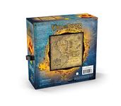 The Noble Collection Lord Of the Rings Map of Middle Earth 1000 Piece Jigsaw Puzzle - 60 x 60 cm Oversized Puzzle - Lord Of the Rings Film Set Movie Props Wall - Gifts for Family, Friends