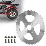 420 Chain 60T Tooth 40mm Rear Drive Wheel Sprocket for Coleman BT200X CT200U Trail 200 CT200U-EX Baja Warrior Heat Massimo MB165 MB200 196cc 5.5 6.5hp Powersports Mini Bike Parts