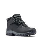 Columbia Men's Newton Ridge Plus II Waterproof Omni-Heat, Black/Grill, 15