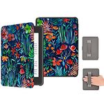 T Tersely Slimshell Case Cover with Hand Strap Belt for All-New Kindle Paperwhite (11th Generation-2021, 6.8 inch) or Paperwhite Signature Edition, Smart Shell with Auto Sleep/Wake - Jungle