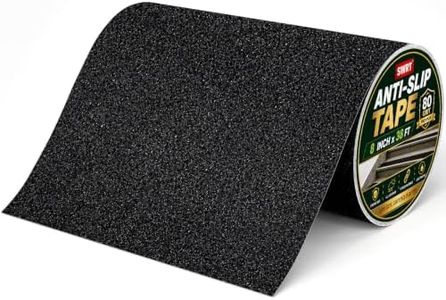 SWRT 8" x 38' Anti Slip Tape – 80 Grit Heavy Duty Grip for Stairs
