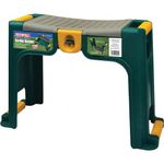 Faithfull FAIKNEELER Garden Kneeler Stool with Storage,Green,375 x 220 x 580mm