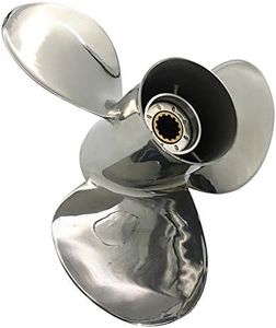 ARKDOZA Boat Propeller 11 3/4x15 Fit for Suzuki Outboard DF35-60HP 4 Stroke 3 Blades Stainless Steel Prop SS 13 Tooth Propel RH OEM NO: 99105-00500-15P 11.75x15