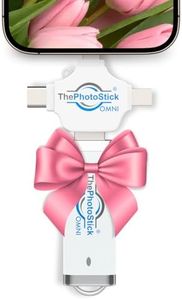 ThePhotoStick® Omni 64GB USB Flash Drive & Memory Stick – Photo & Video Backup for iPhone, Android, Mac & PC – Multiport Connection to Easily Store & Transfer Files
