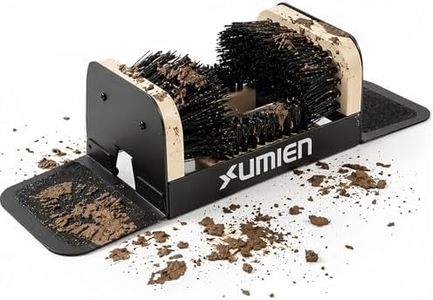 Umien™ Boot Scraper Outdoor Shoe Brush with Flaps - Cleaning Heavy-Duty Shoe Cleaner and Boot Scrubber for Mud, Dirt, and Snow - Durable Weather-Resistant Outdoor Shoe Cleaning Tool